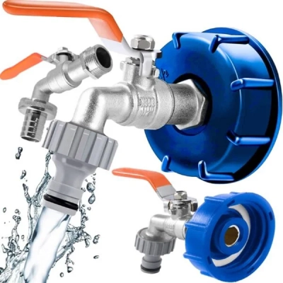 KRAN DO MAUZERA ZAWÓR Adapter do zbiornika 1/2″ z taśmą PTFE