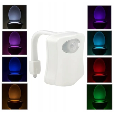 PODŚWIETLENIE WC LAMPKA LED CZUJNIK RUCHU ZMIERZCH