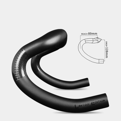 Kierownica rowerowa opadająca ZXB-TWO do roweru szosowego (380 mm)