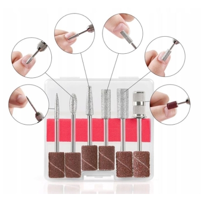 Frezarka do paznokci MANICURE MERCEDES 2000 biała + zestaw frezów