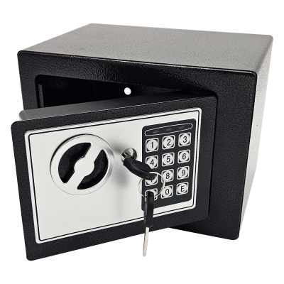 Sejf czarny z zamkiem numerycznym
