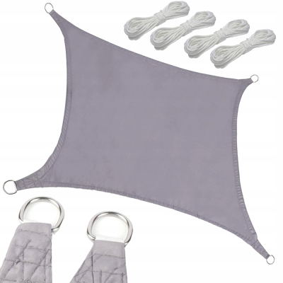 Żagiel przeciwsłoneczny prostkątny ogrodowy wodoodporny 4x3m markiza osłona