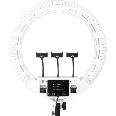 Duża Lampa pierścieniowa LED FS-640 22 cale 100W Zestaw oświetleniowy z torebką,statywem i pilotem na podczerwień do makijażu Portret Selfie YouTube