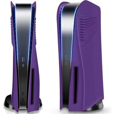 Obudowa do konsoli PlayStation 5 w wersji Disc Edition, osłony boczne do PS5 z otworami wentylacyjnymi na wentylatory chłodzące, twarde, odporne