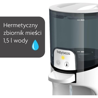 Baby Brezza - Instant Warmer - Inteligentny podgrzewacz wody - natychmiast przygotowuje i rozprowadza gorącą wodę z butelki do optymalnej temperatury