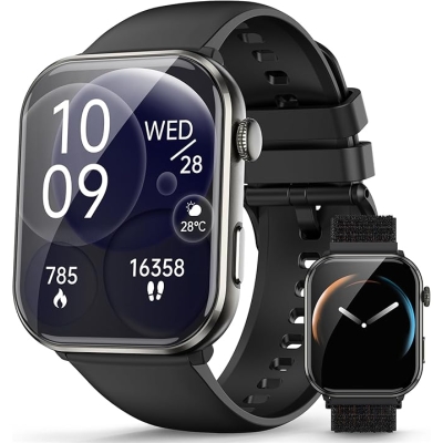 Smartwatch Blackview R60 dla mężczyzn i kobiet, ekran AMOLED z funkcją Always-On, zegarek fitness z funkcją telefonu, wykonywanie/odbieranie połączeń,