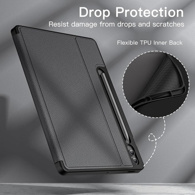 JETech Etui dla Samsung Galaxy Tab S9 FE+ / S9 FE Plus 12,4 Cala z S Pen Uchwytem
