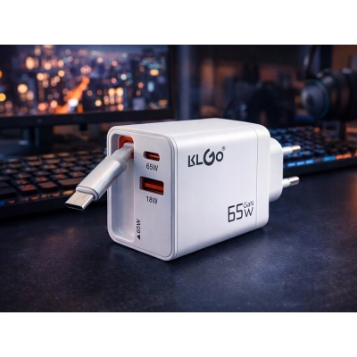 Szybka ładowarka sieciowa usb 65w kabel usb-c usb quick charge uniwersalna