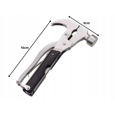 Młotek wielofunkcyjny 18w1 multitool narzędzie survival młotek piła obcęgi