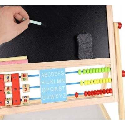 Dwustronna Tablica Kredowa do rysowania ścieralna duża DLA DZIECI - Polecamy