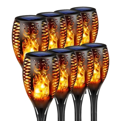 LAMPKA SOLARNA TYPU POCHODNIA ZESTAW 8 SZTUK