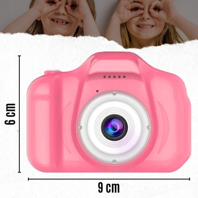APARAT CYFROWY DLA DZIECI FULL HD 3MPX KAMERA GRY + KARTA 4GB ZESTAW XXL