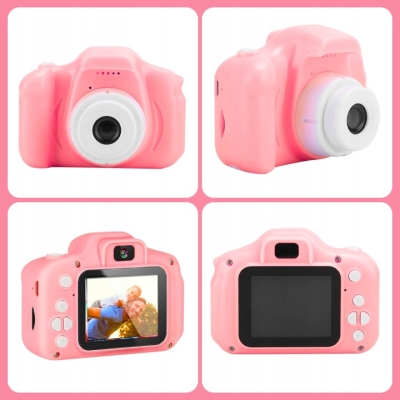 APARAT CYFROWY DLA DZIECI FULL HD 3MPX KAMERA GRY + KARTA 4GB ZESTAW XXL