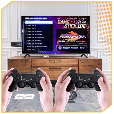 GRA TELEWIZYJNA TV MINI RETRO KONSOLA HDMI BEZPRZEWODOWA 2xPAD 20000 GIER