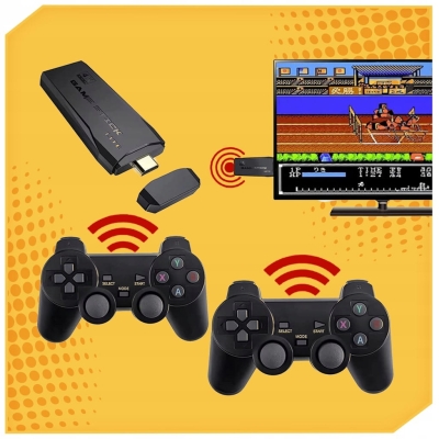 GRA TELEWIZYJNA TV MINI RETRO KONSOLA HDMI BEZPRZEWODOWA 2xPAD 20000 GIER