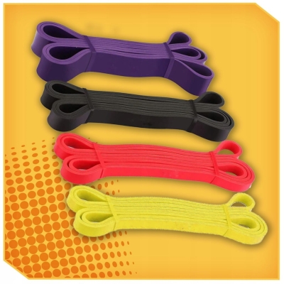 KingSzop Gumy Oporowe Fitness Zestaw do Świczeń i Rehabilitacji 4szt