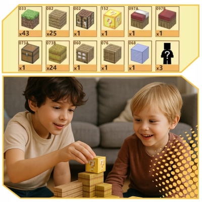 KLOCKI MAGNETYCZNE 100 elementów sześciany zestaw dla dzieci