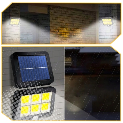 lampa solarna z czujnikiem zmierzchu i ruchu z pilotem