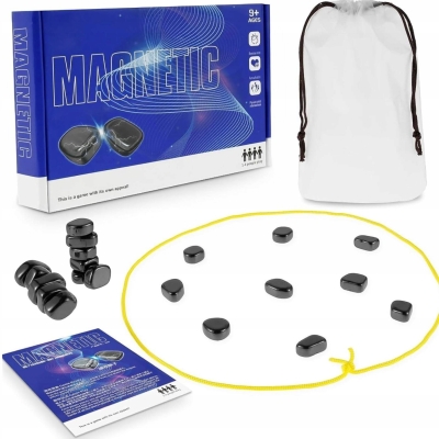 Gra Edukacyjna Magnetyczna 30 kamieni MAGNETIC szachy
