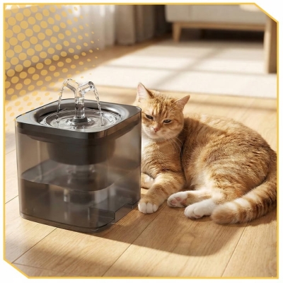 Poidełko Miska Fontanna Wodna dla Kota Psa Automatyczne Poidło 2L + Filtr