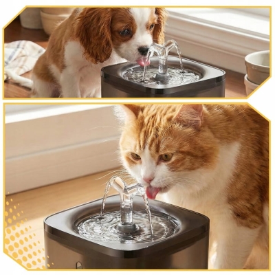 Poidełko Miska Fontanna Wodna dla Kota Psa Automatyczne Poidło 2L + Filtr