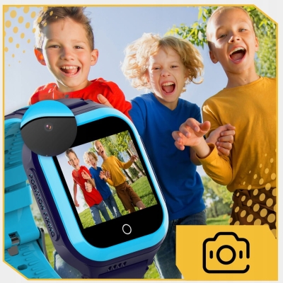 Smartwatch dla dzieci z lokalizacją GPS, funkcją rozmów, wideorozmów i pamięcią 8 GB