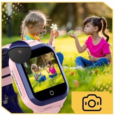 Smartwatch dla dzieci z lokalizacją GPS, funkcją rozmów, wideorozmów i pamięcią 8 GB