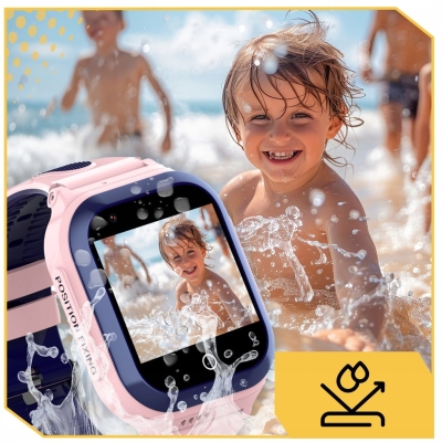Smartwatch dla dzieci z lokalizacją GPS, funkcją rozmów, wideorozmów i pamięcią 8 GB