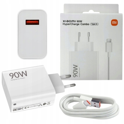 Ładowarka Xiaomi 90W HyperCharge Combo USB-A GaN