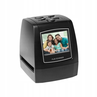 Skaner slajdów negatywów filmów 2,4 "LCD