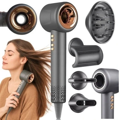 Suszarka do włosów PROFESJONALNA dyfuzor 4 dysze WIELOFUNKCYJNA mocna lekka