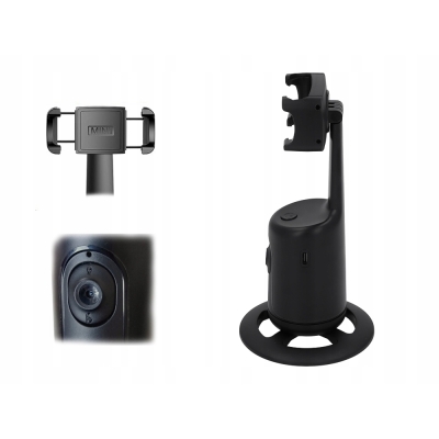Obrotowy statyw do telefonu stabilizator 360° śledzenie twarzy auto face