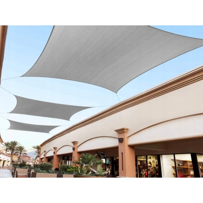 Żagiel przeciwsłoneczny prostkątny ogrodowy wodoodporny 4x3m markiza osłona