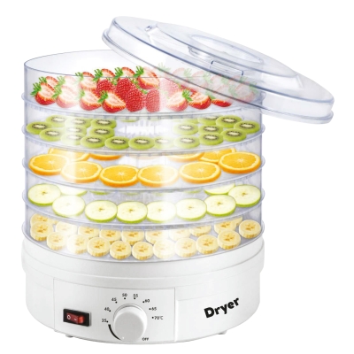 MOCNA DUŻA SUSZARKA DO GRZYBÓW I OWOCÓW ORAZ ZIÓŁ XL 5 SIT 500W