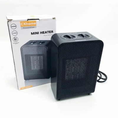 Grzejnik elektryczny CXhome energooszczędny ceramiczny 2000 W z szybkim nagrzewaniem w 2 sekundy, zabezpieczeniem przed przewróceniem i przegrzaniem,