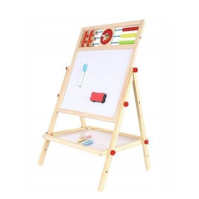 Dwustronna Tablica Kredowa do rysowania ścieralna duża DLA DZIECI - Polecamy