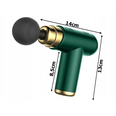 Mini pistolet do masażu ciała mięśni mocny masażer massage gun przenośny