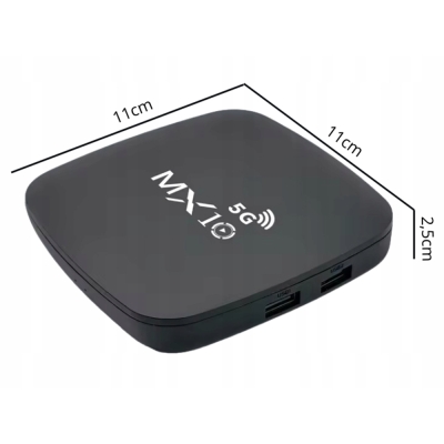 Odtwarzacz multimedialny smart tv box android 4k wifi 5g 2/16gb ultra hd