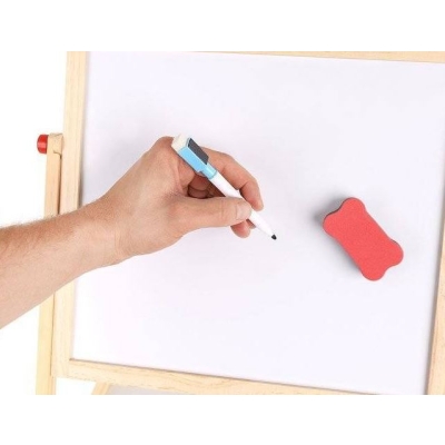 Dwustronna Tablica Kredowa do rysowania ścieralna duża DLA DZIECI - Polecamy