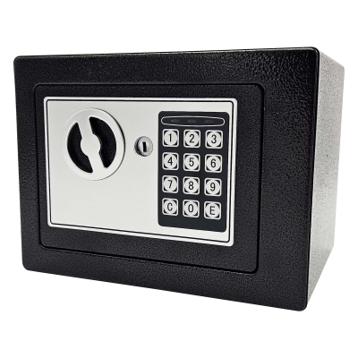 Sejf czarny z zamkiem numerycznym