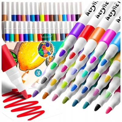 Markery Mazaki Pisaki Akrylowe 48 szt Zestaw