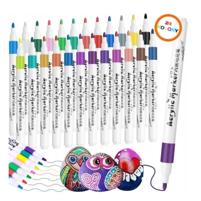 Markery Mazaki Pisaki Akrylowe 48 szt Zestaw