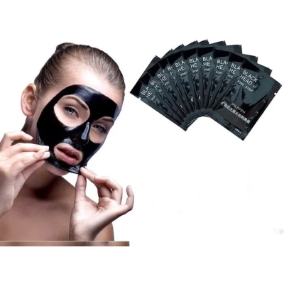PILATEN BLACK MASK CZARNA MASKA 10 szt