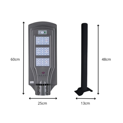 LAMPA SOLARNA LED LATARNIA ULICZNA OGRODOWA CZUJNIK RUCHU ZMIERZCHU + PILOT