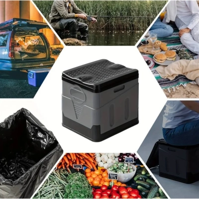 Toaleta Turystyczna Składana CAMPINGOWA Przenośna WC