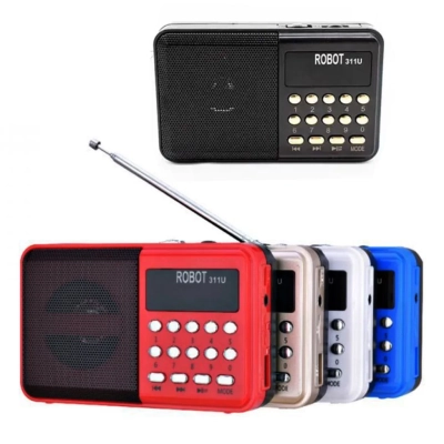 RADIO MINI KIESZONKOWE FM USB SD BATERIA