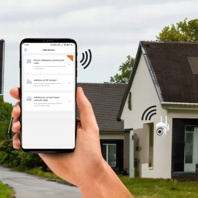 Kamera zewnętrzna obrotowa wifi fullhd zoom wodoodporna